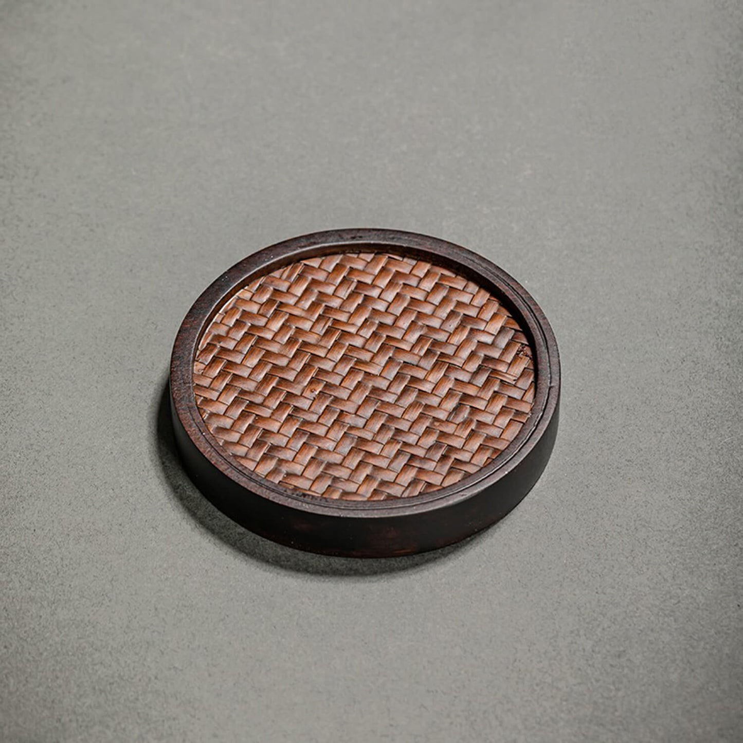 Eco-Friendly Hand-Woven Bamboo Coaster